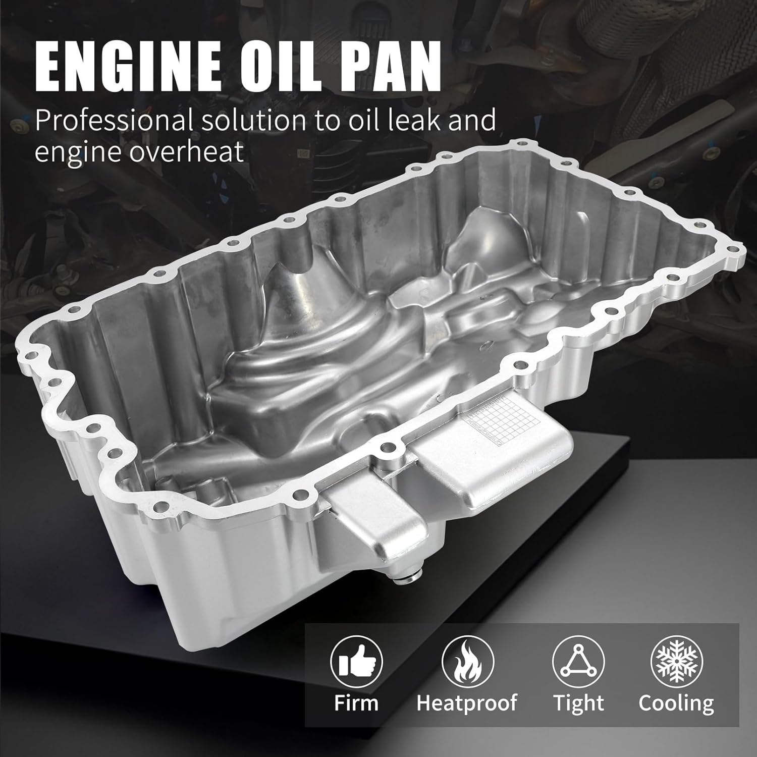 aluminum engine oil pan benefit
