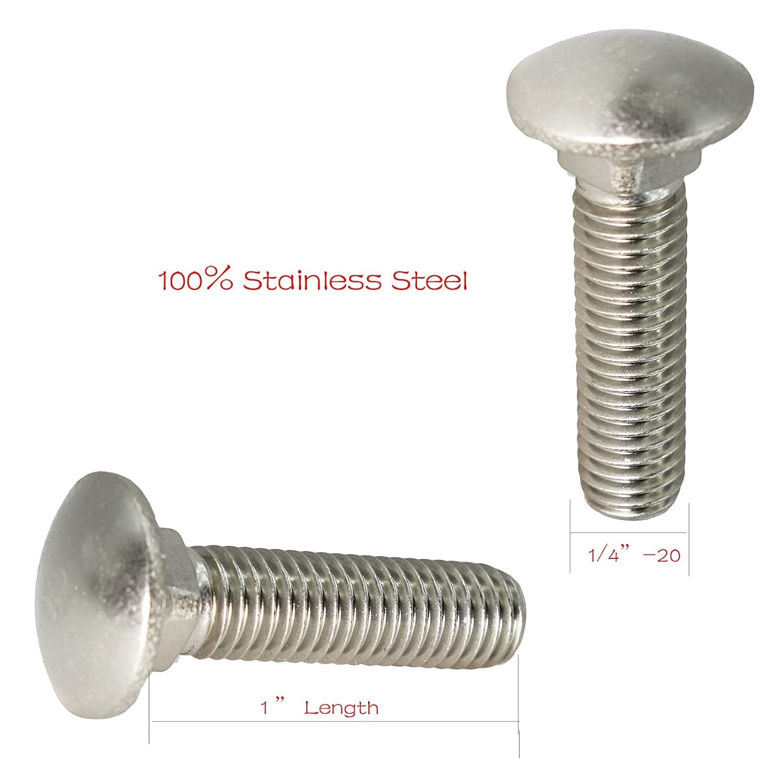 stainless steel carriage bolts